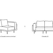 FEYDOM modular sofas modular modern sofa Clooods 2S